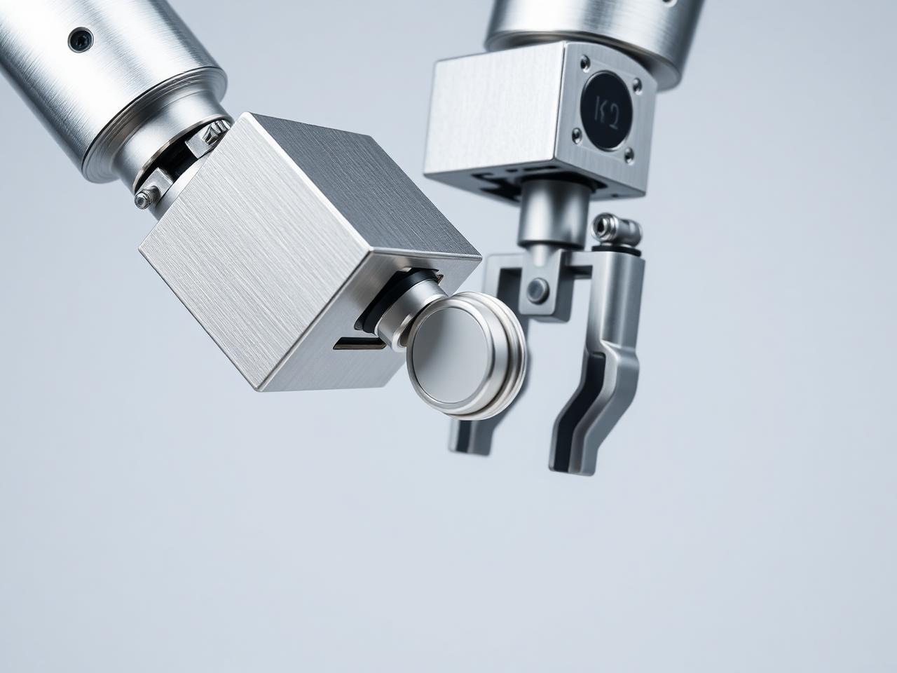 SCARA-Roboter mit Schwenk-Rotationsmodul und Greifer